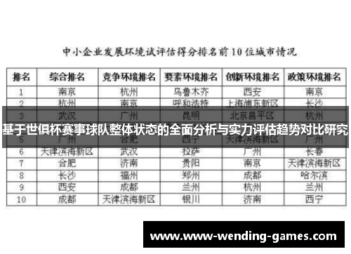 基于世俱杯赛事球队整体状态的全面分析与实力评估趋势对比研究 基于世俱杯赛事球队整体状态的全面分析与实力评估趋势对比研究